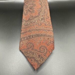 ISAIA Wool Blend Paisley Tie